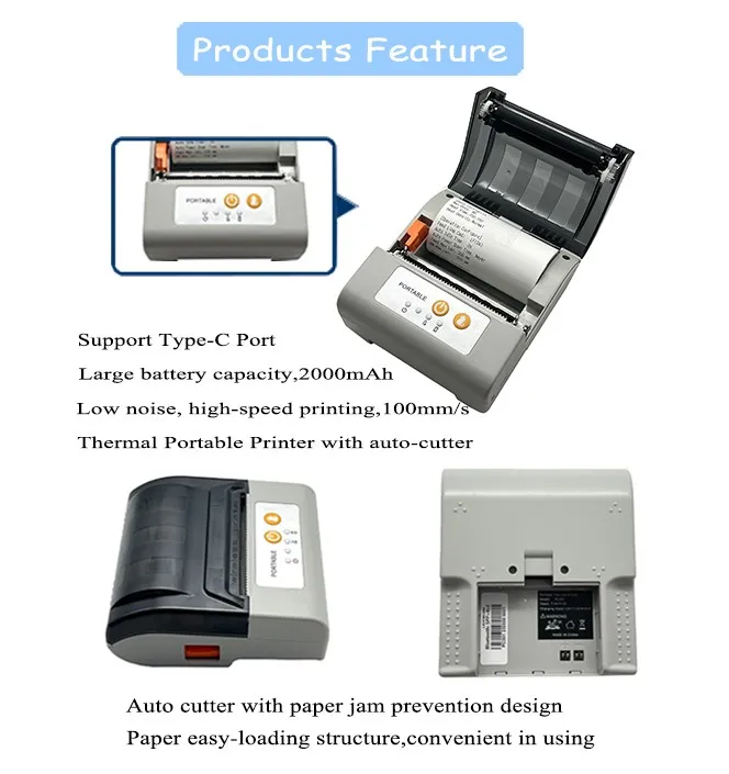 02-3inch auto cutter mobile printer 02-3inch auto cutter mobile printer